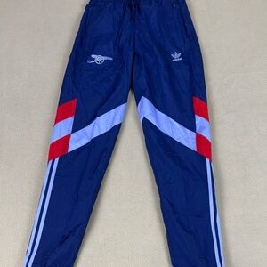 Adidas Arsenal Originals Windbreaker Track Pants.Night Sky Navy,  Sz S, IS6500